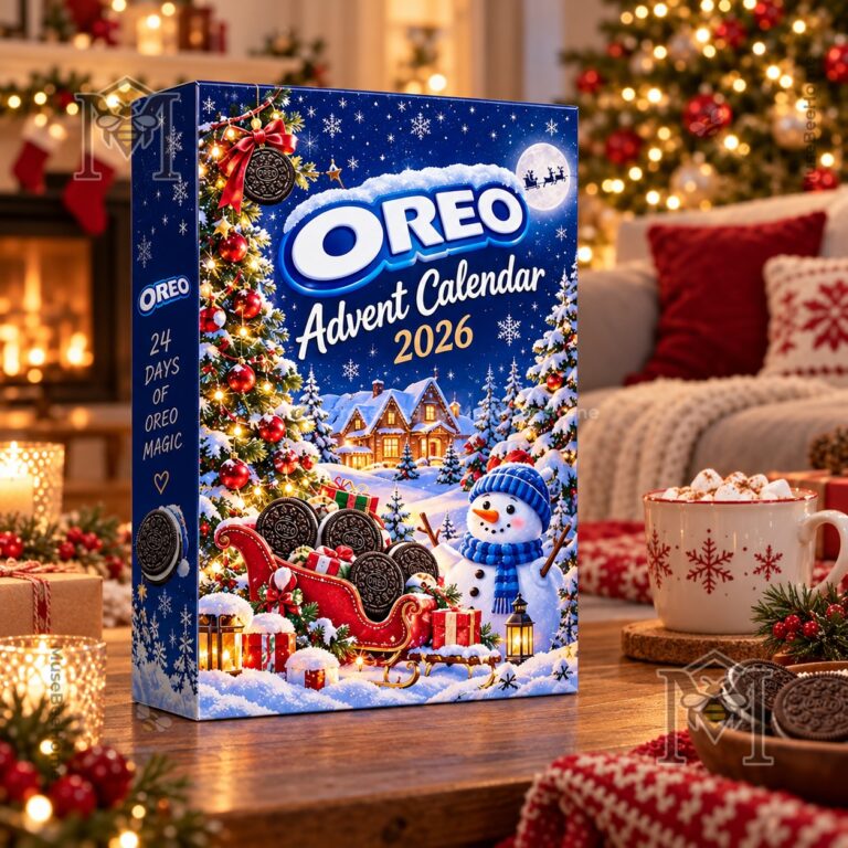 OREO 24 Days of OREO Magic 2026 Advent Calendar - front three-quarter box view