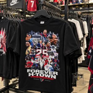 Houston Texans 25 Seasons of Texans Football T-Shirt - photo 5