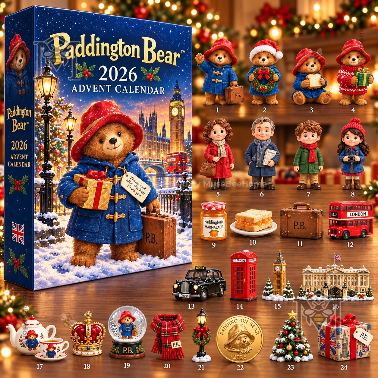 Paddington Bear 2026 Advent Calendar - photo 2