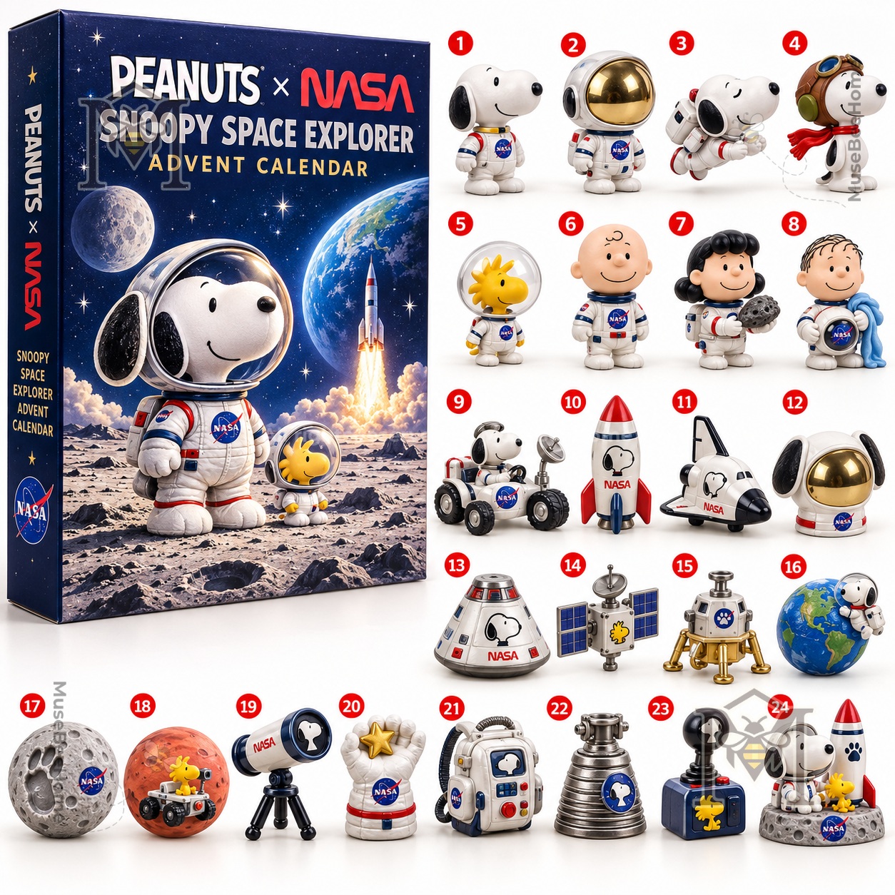 Peanuts Snoopy NASA Advent Calendar - photo 2