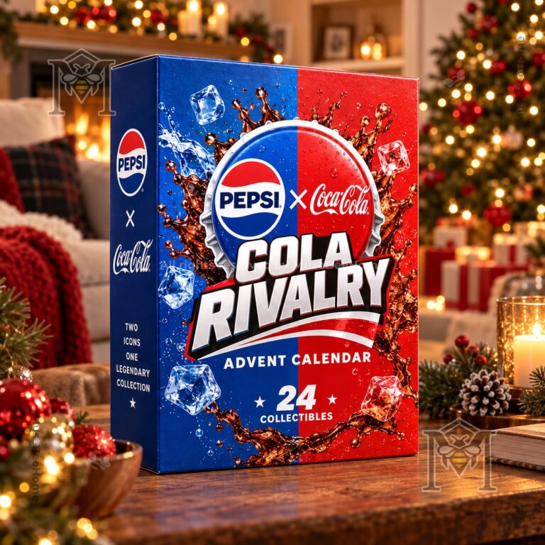 Pepsi Coca-Cola Rivalry Advent Calendar - front and side packaging view