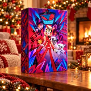 Hazbin Hotel Countdown Advent Calendar - front and side box view