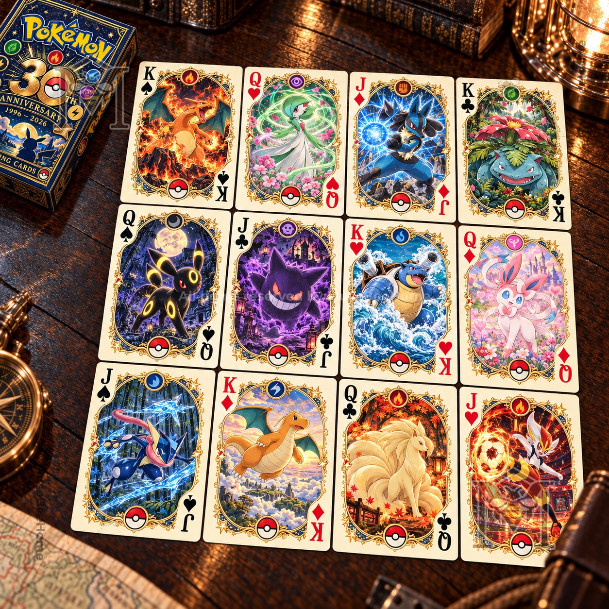 Pokémon 30th Anniversary Playing Cards | Musebee
