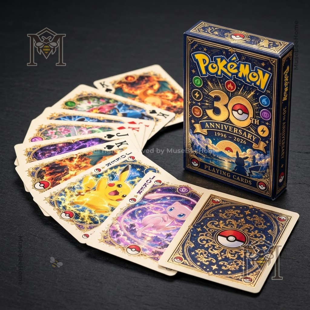 Pokémon 30th Anniversary Playing Cards | Musebee