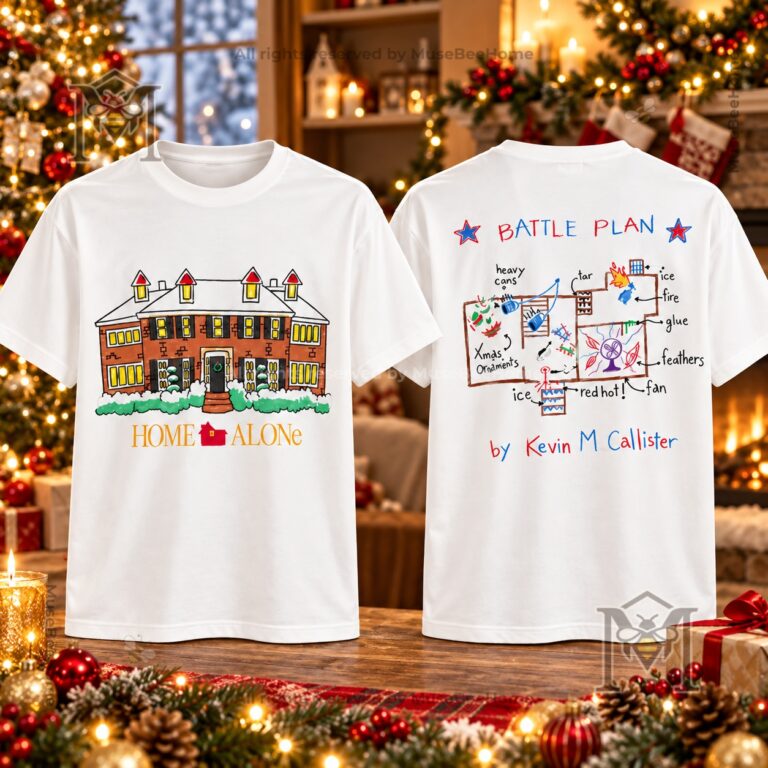 Primark Home Alone Kevin McCallister Battle Plan Christmas T-shirt - photo 2