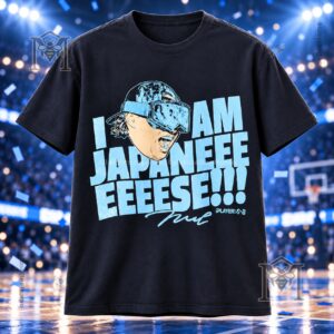 Munetaka Murakami I Am Japanese T-Shirt - front view showing illustrated player graphic