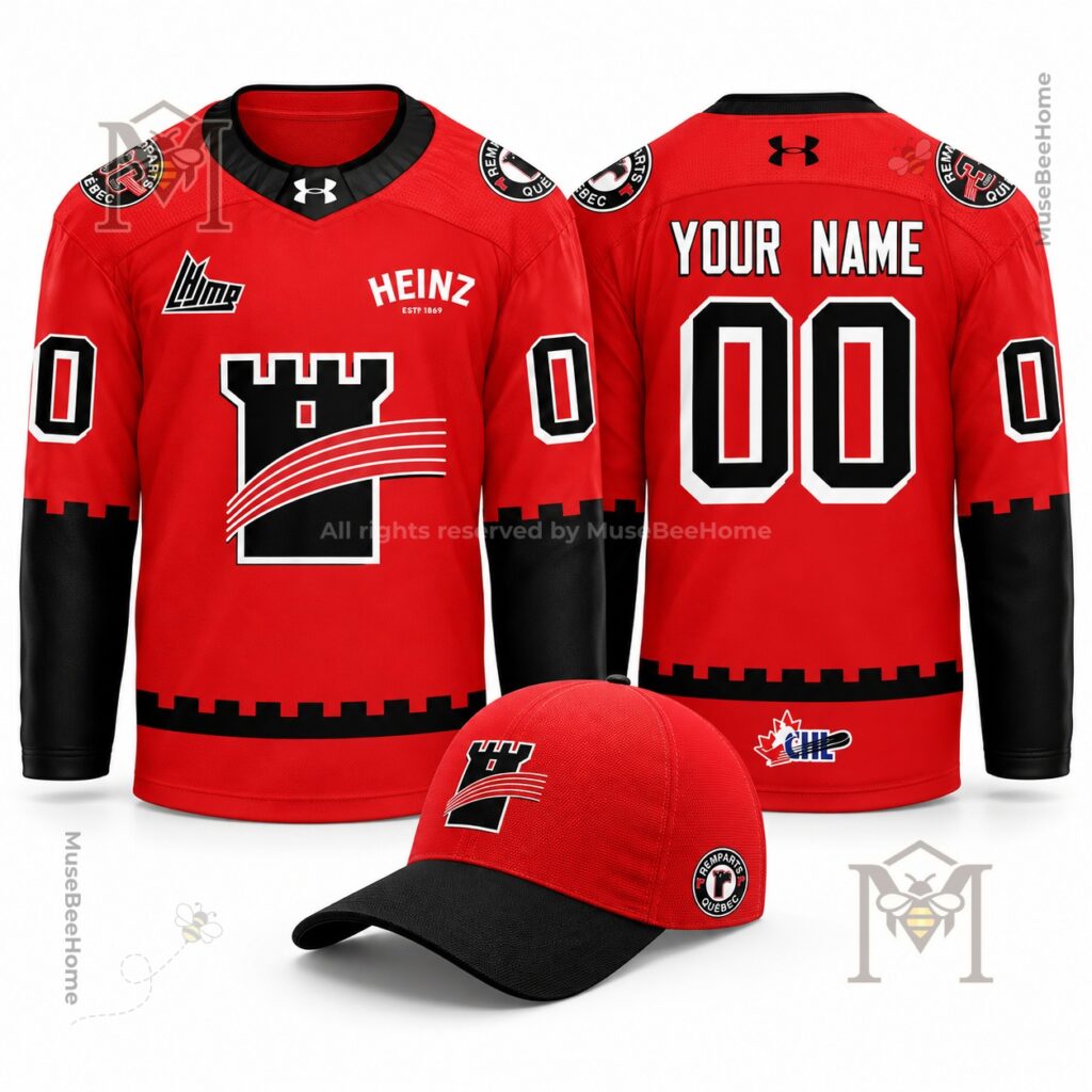 Quebec Remparts Custom Hockey Jersey - photo 2