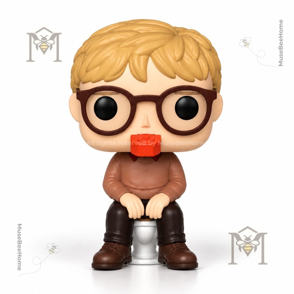 Ralphie Parker A Christmas Story Soap in Mouth Funko Pop - box side artwork