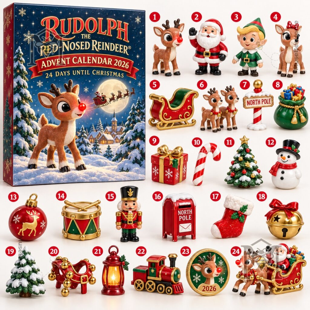Rudolph the Red-Nosed Reindeer 2026 Christmas Advent Calendar - photo 2