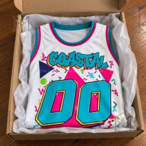 Coastal Carolina Chanticleers 90s Throwback Basketball Jersey - photo 3