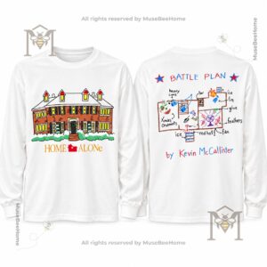 Primark Home Alone Kevin McCallister Battle Plan Christmas T-shirt - photo 5