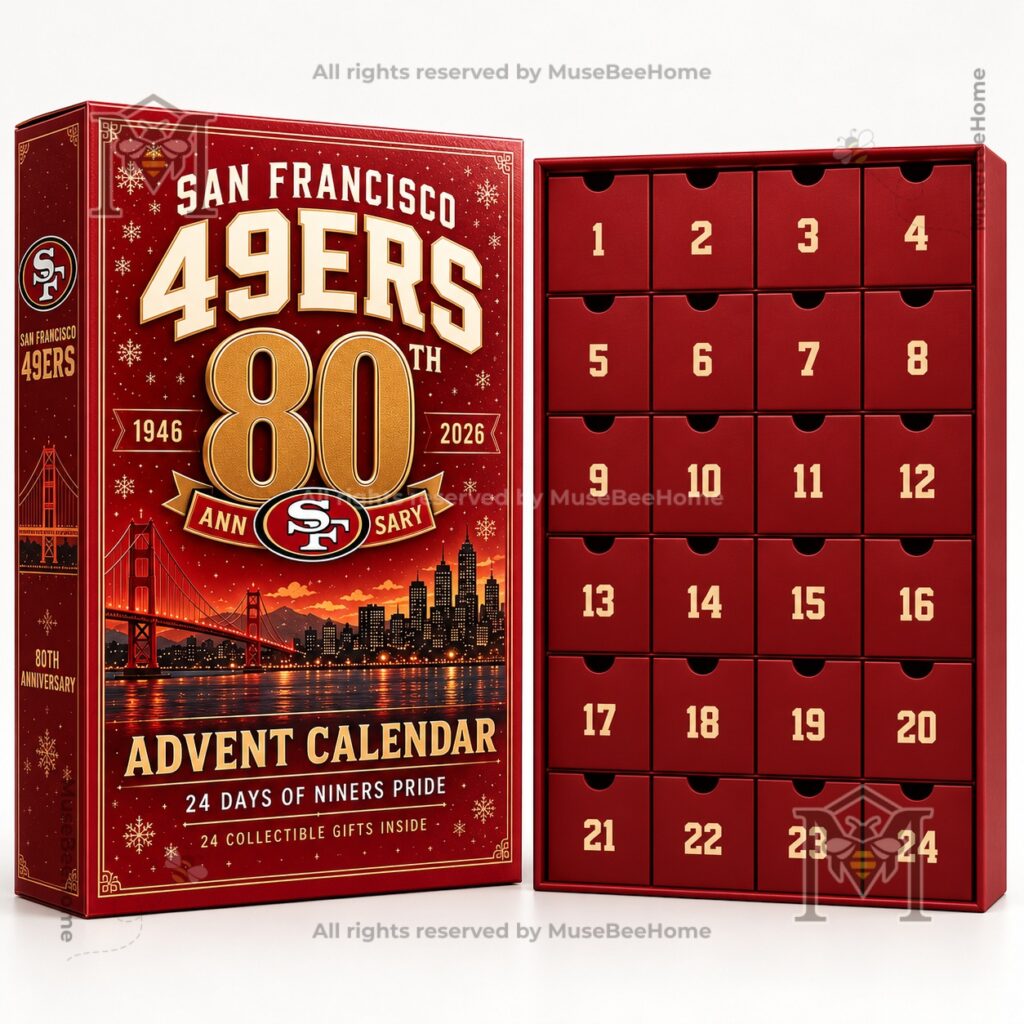 San Francisco 49ers 80th Anniversary 2026 Advent Calendar - photo 3