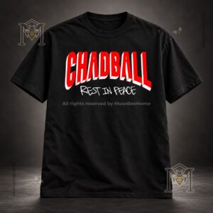 New Found Glory Chadball Rest In Peace T-Shirt - front view with chest lettering