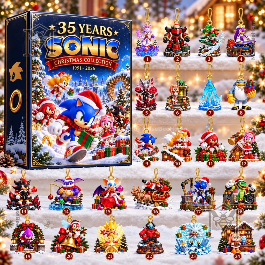 Sonic the Hedgehog 35th Anniversary 2026 Christmas Advent Calendar - photo 2