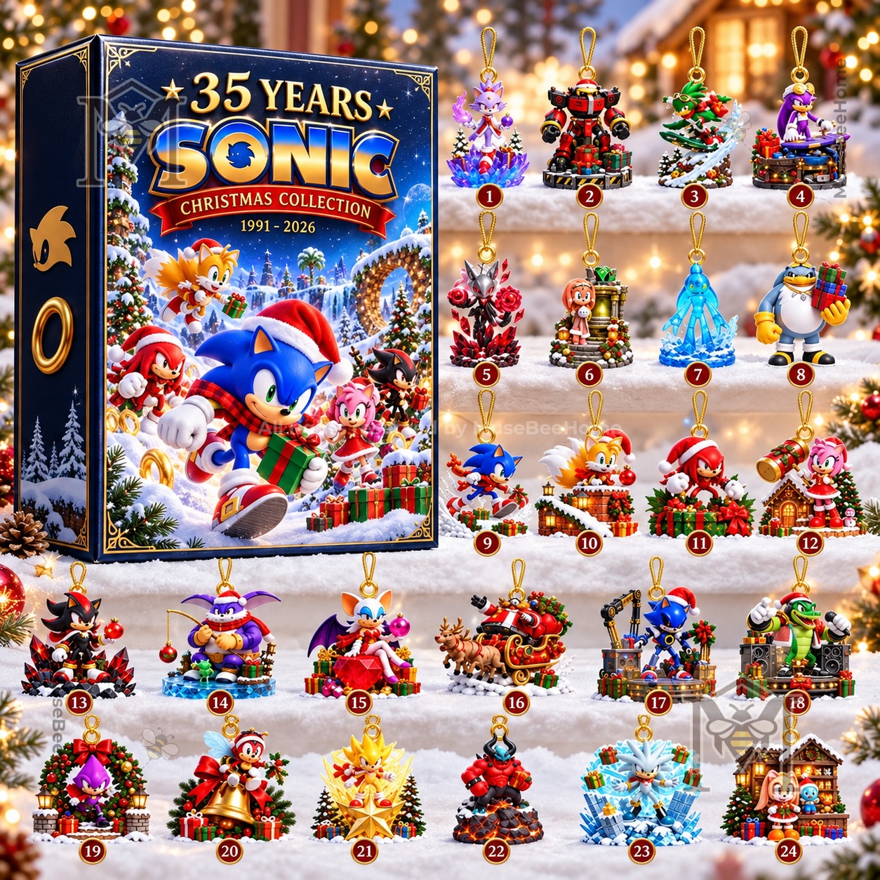 Sonic the Hedgehog 35th Anniversary 2026 Christmas Advent Calendar - photo 2
