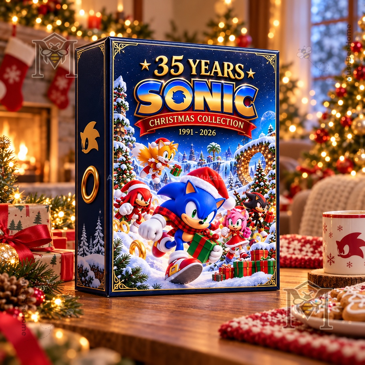Sonic 35th Anniversary 2026 Advent Calendar - front and side box view