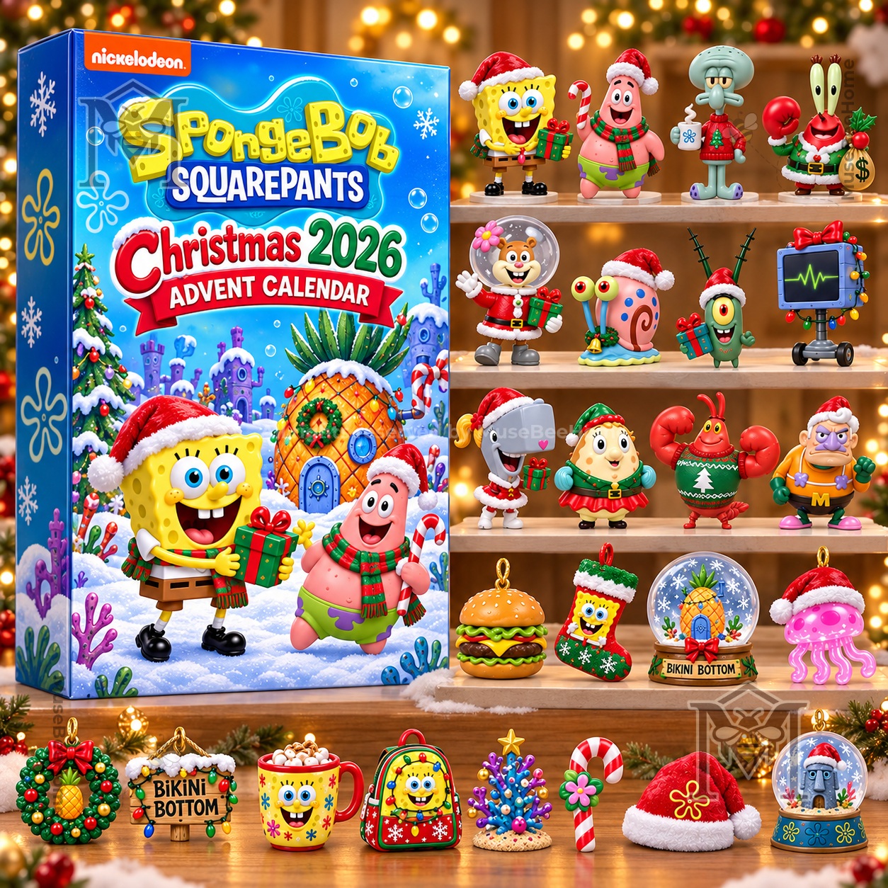 SpongeBob SquarePants Christmas 2026 Advent Calendar - photo 2