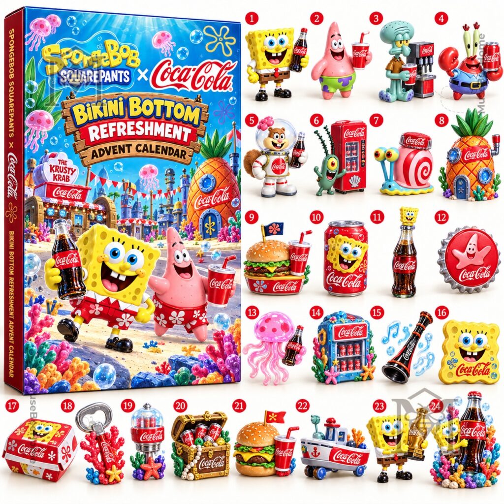 SpongeBob SquarePants × Coca-Cola Advent Calendar 2026 - photo 2