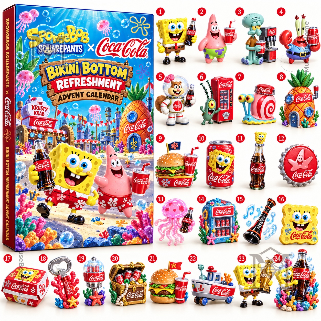 SpongeBob SquarePants × Coca-Cola Advent Calendar 2026 - photo 2