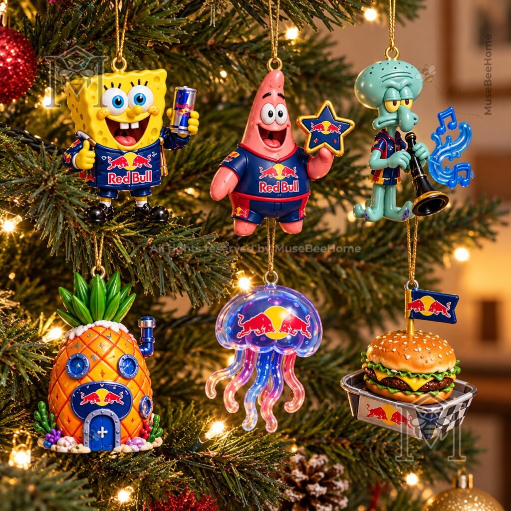 SpongeBob SquarePants x Red Bull Advent Calendar - side spine and front view
