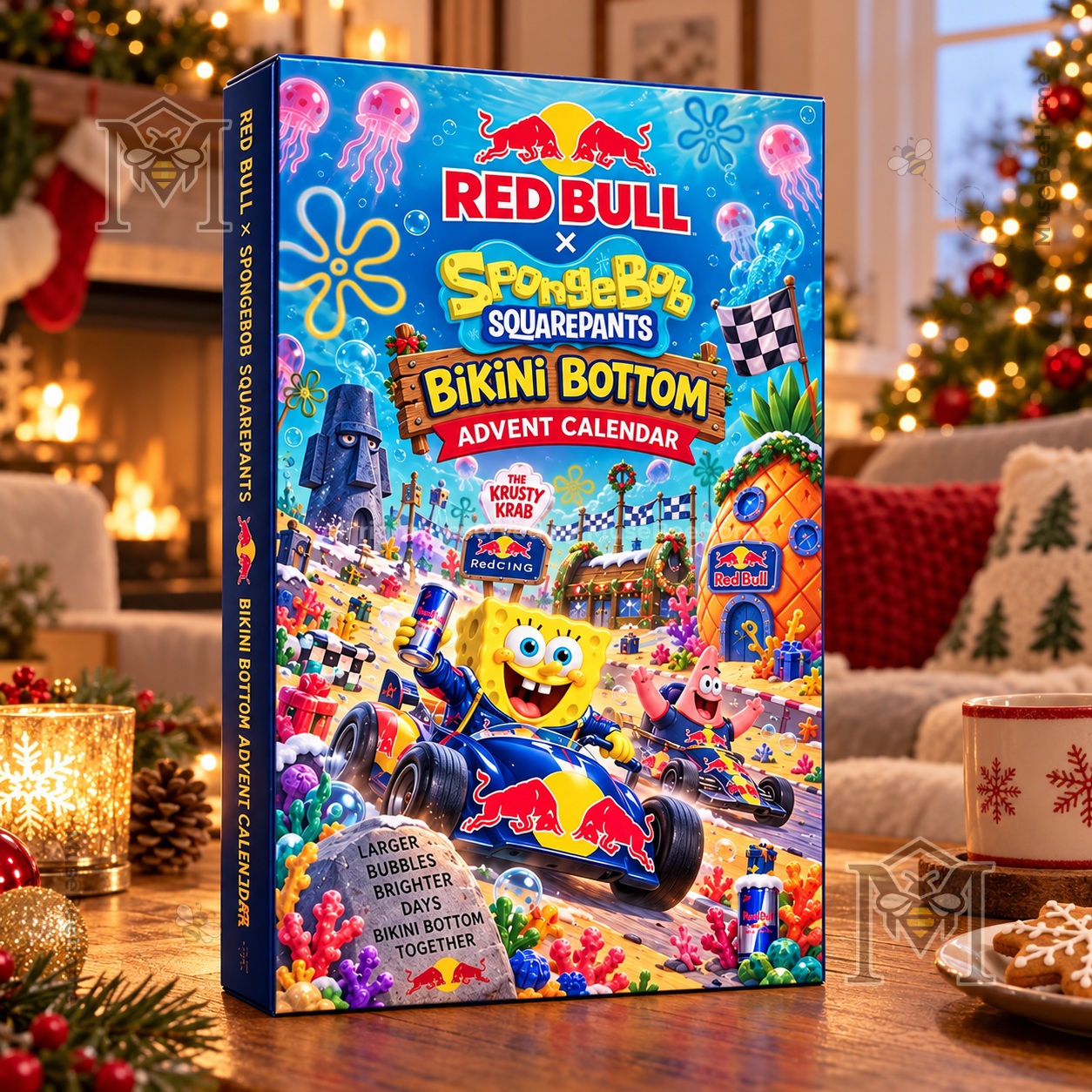 SpongeBob SquarePants x Red Bull Advent Calendar - front box view