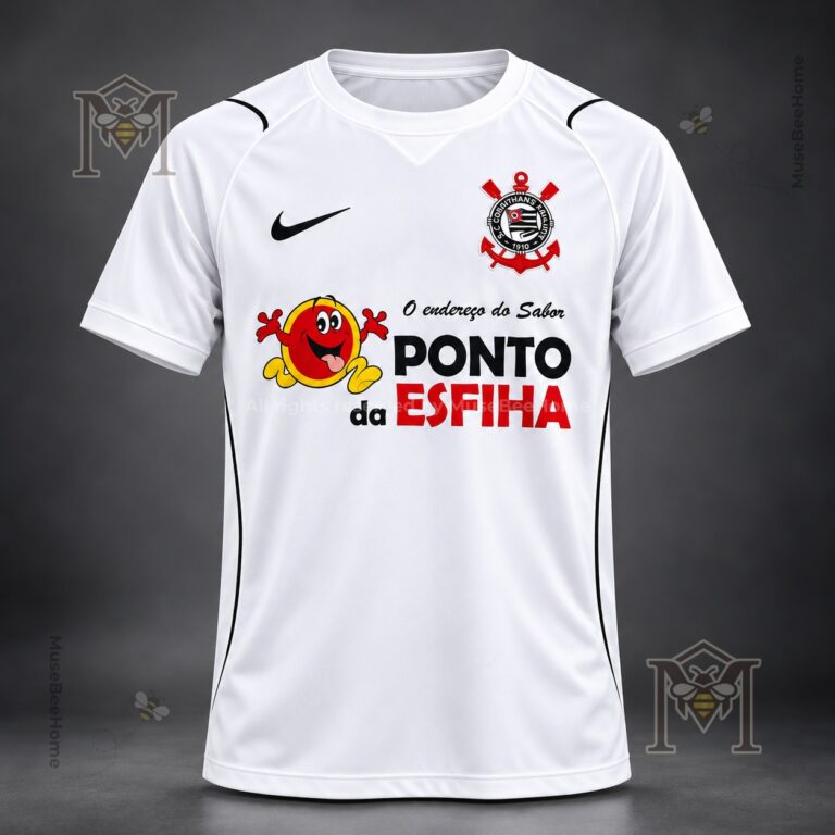 Sport Club Corinthians Paulista Home Soccer Jersey - front view