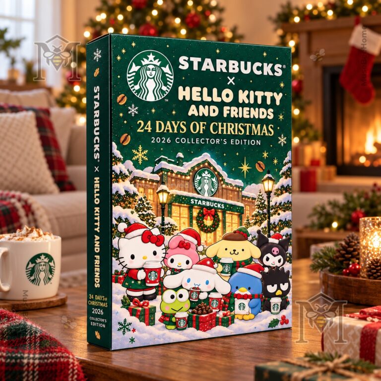 Starbucks Hello Kitty and Friends Advent Calendar 2026 - front box view