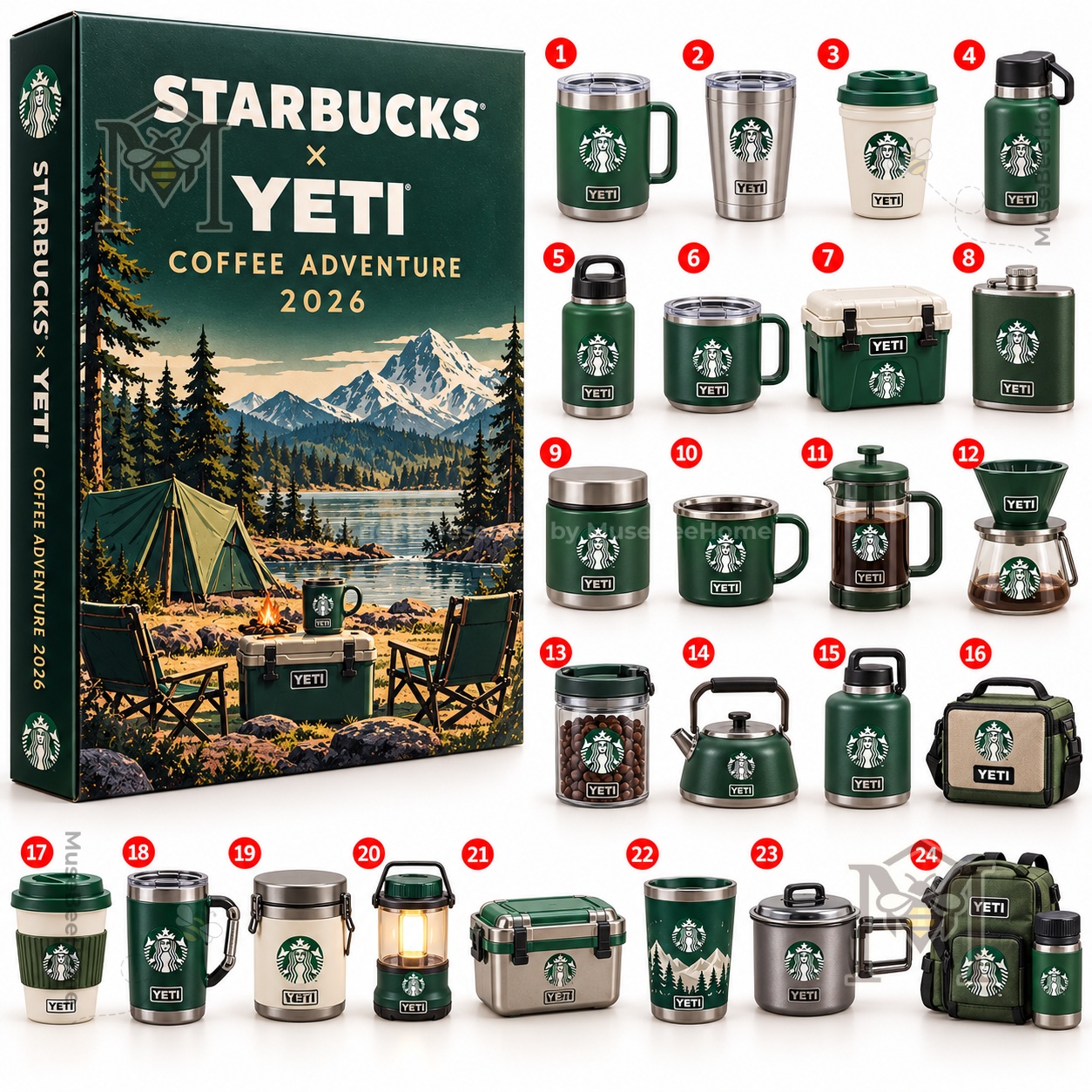 Starbucks x YETI 2026 Advent Calendar- photo 2