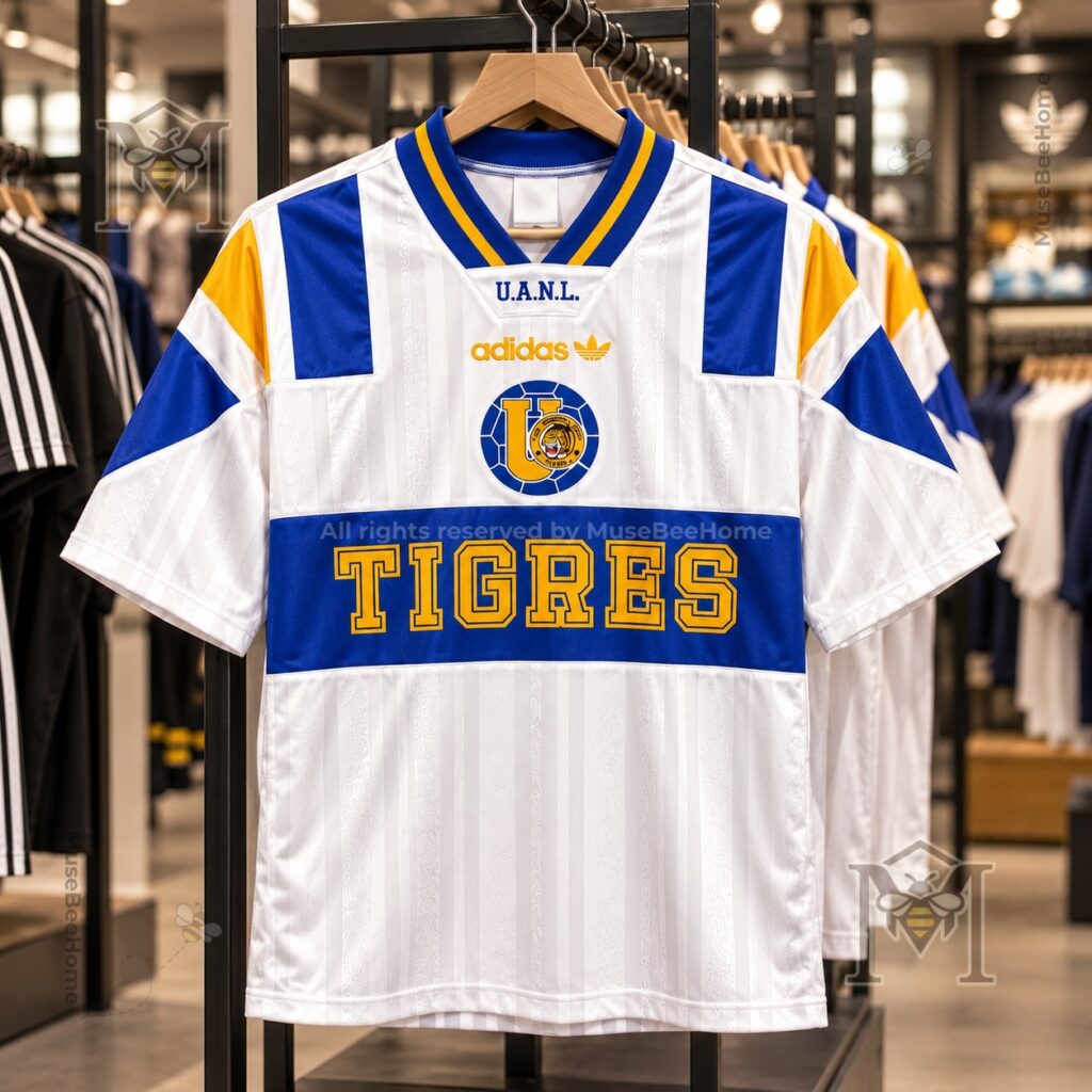 Tigres UANL Adidas Originals EQT Concept Retro 80s Jersey - photo 3