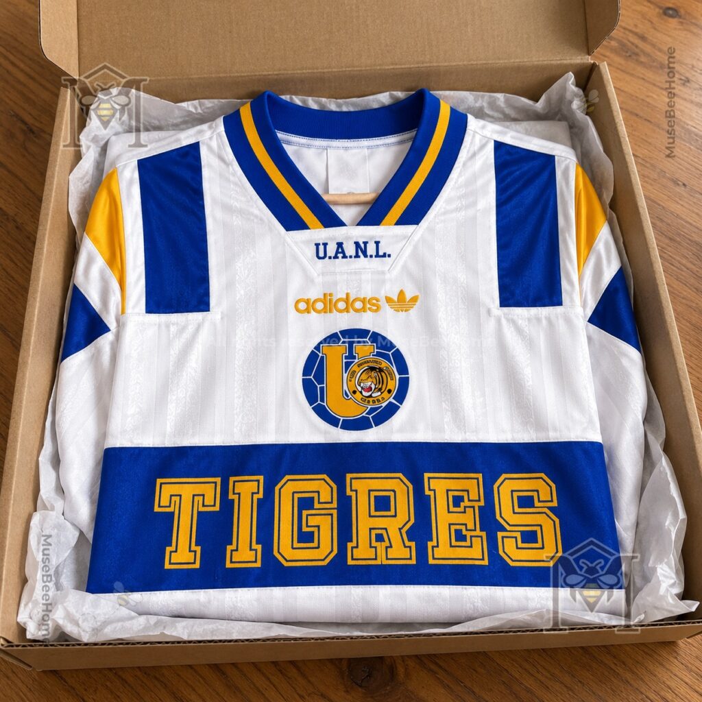 Tigres UANL Adidas Originals EQT Concept Retro 80s Jersey - photo 4