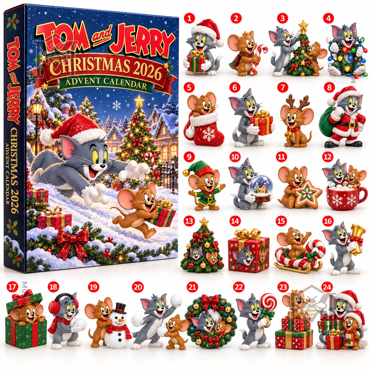 Tom and Jerry Christmas 2026 Advent Calendar - photo 2