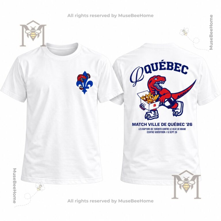 Toronto Raptors vs Miami Heat Quebec City Match 2026 T-Shirt - photo 2