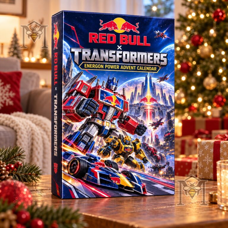 Transformers x Red Bull Advent Calendar 2026 - front box artwork
