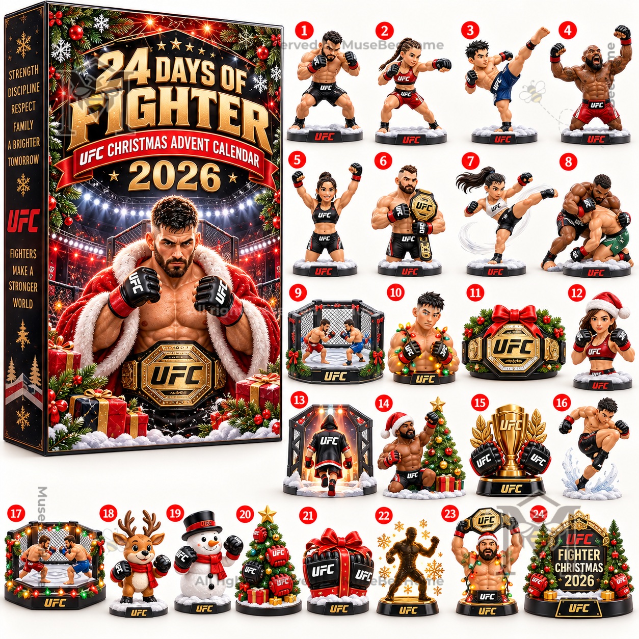 UFC 2026 24 Days of Fighter Christmas Advent Calendar - photo 2
