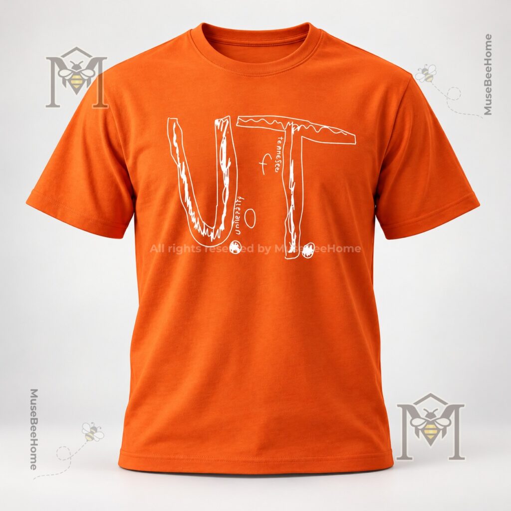 University of Tennessee Volunteers Anti-Bullying T-Shirt – Front view showing white chest University of Tennessee Volunteers Anti-Bullying T-Shirt - front view showing white chest graphic