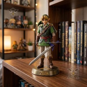 Collector box front showing Zelda anniversary lettering and window