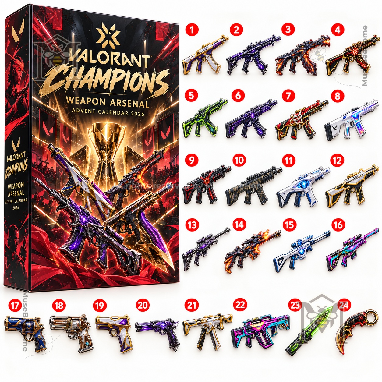 VALORANT Champions Weapon Arsenal Advent Calendar 2026