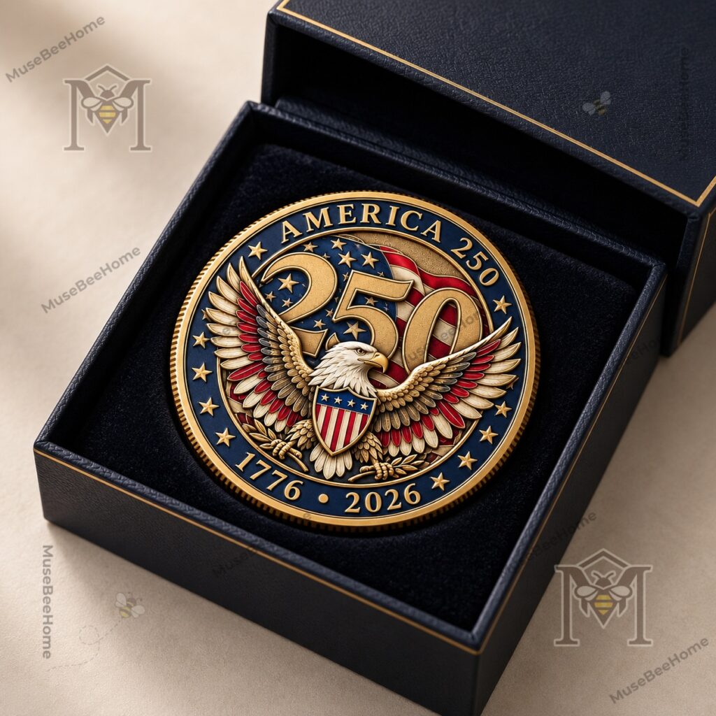 Veterans Day 2026 USA 250th Anniversary Commemorative Coin - veterans tribute side