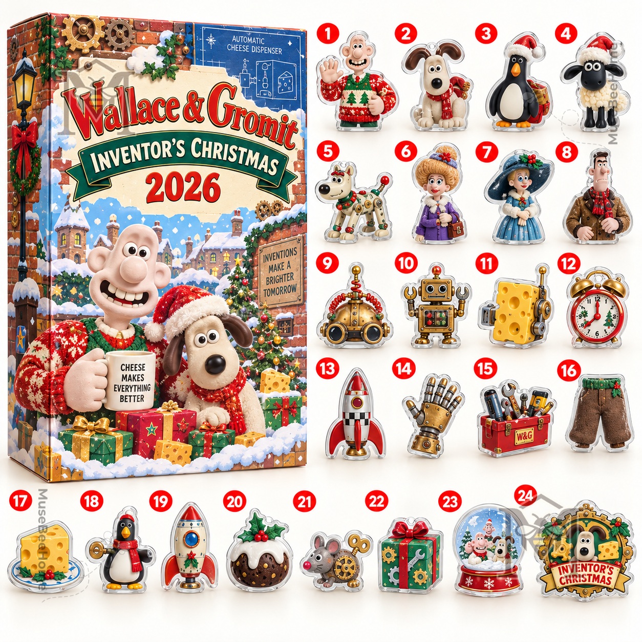 Wallace & Gromit Christmas 2026 Advent Calendar - photo 2