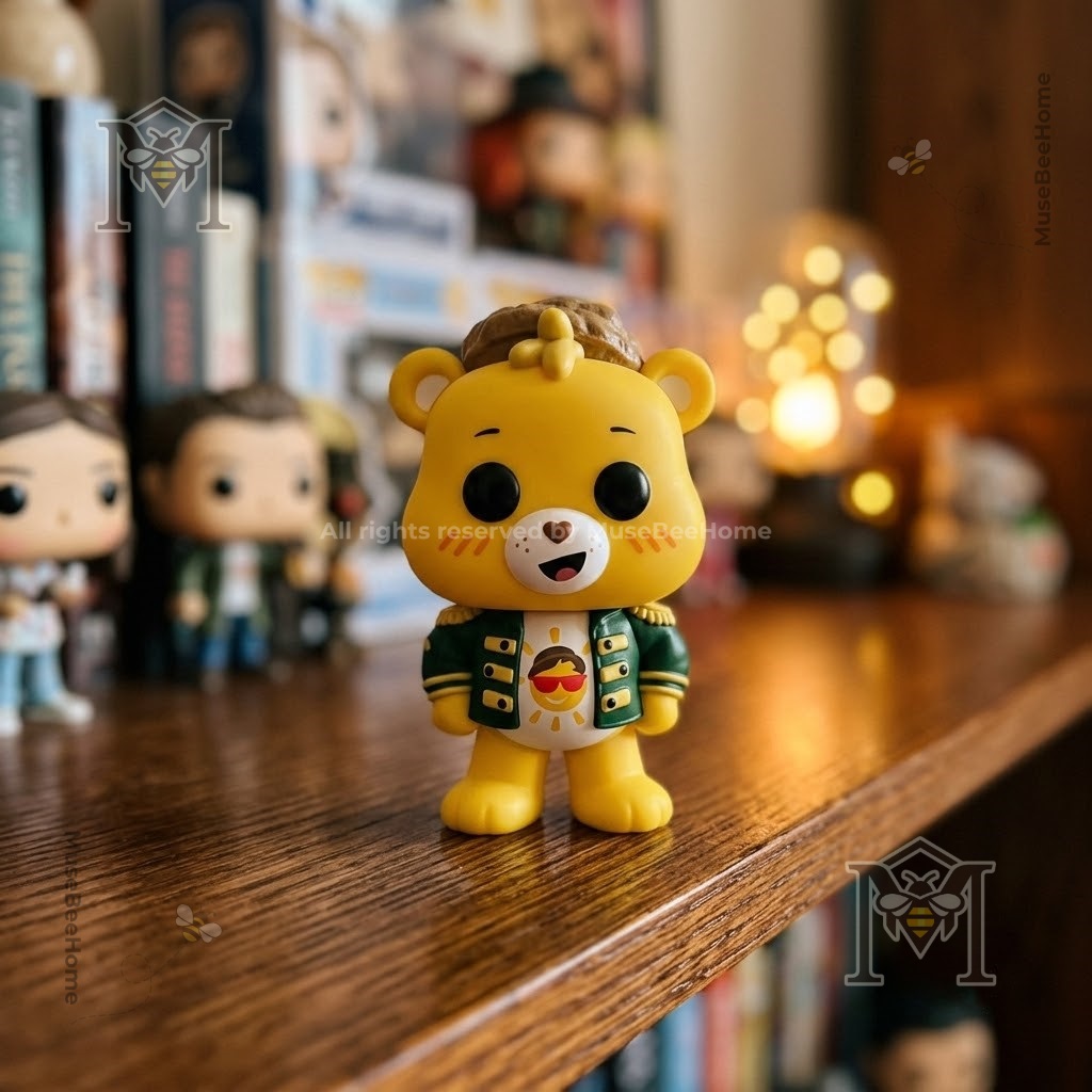 Wicked x Care Bears Funshine Bear Funko Pop - jacket and shirt details