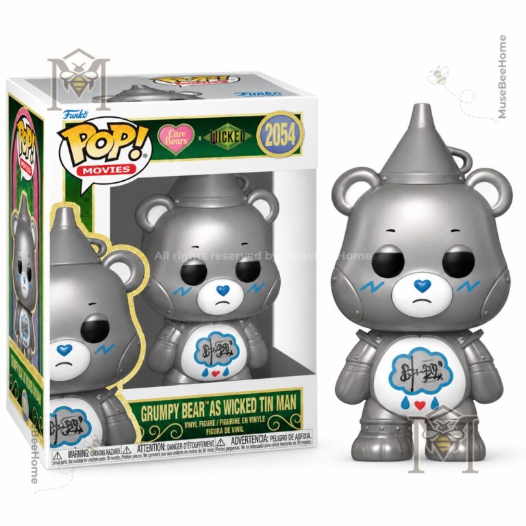 Wicked x Care Bears Grumpy Bear Funko Pop - boxed figure and front close-up