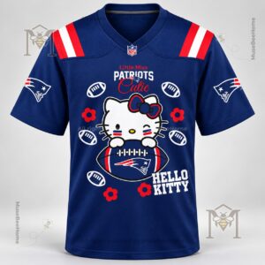 New England Patriots Hello Kitty Football Custom Jersey 2026 - photo 2